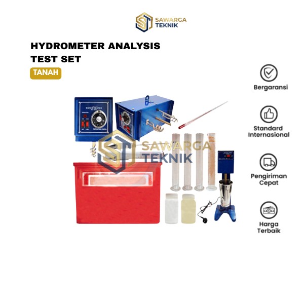 Jual Hydrometer Analysis Test Set Standar ASTM D-422