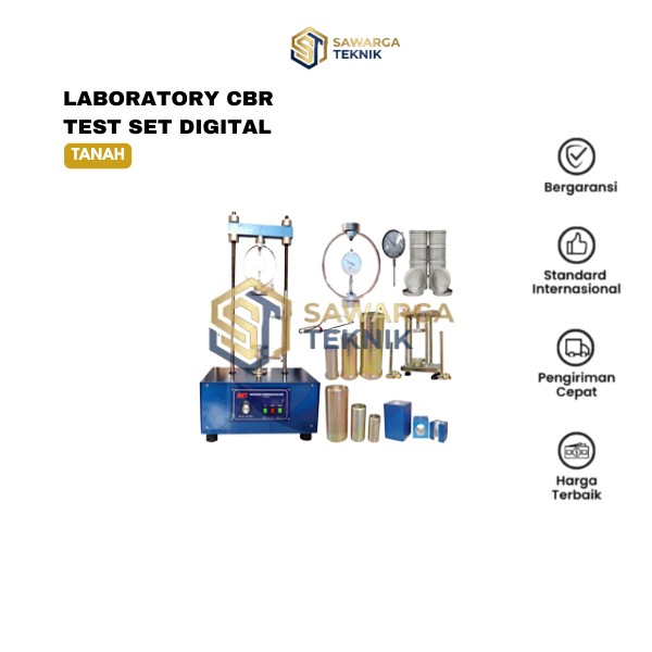 Jual Laboratory CBR Test Set Digital Standar ASTM D-1883