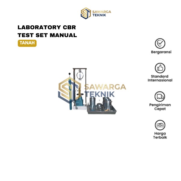Jual Laboratory CBR Test Set Manual Standar ASTM D-1883