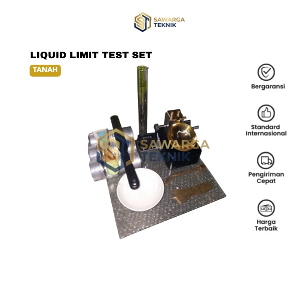 Jual Liquid Limit Test Set Standar ASTM D-4318