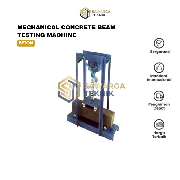 Jual Mechanical Concrete Beam Testing Machine Standar ASTM C-78