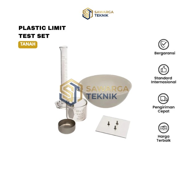 Jual Plastic Limit Test Set Standar ASTM D-4318