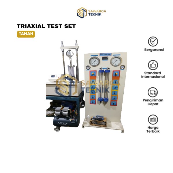 Jual Triaxial Test Set Standar ASTM D-2850